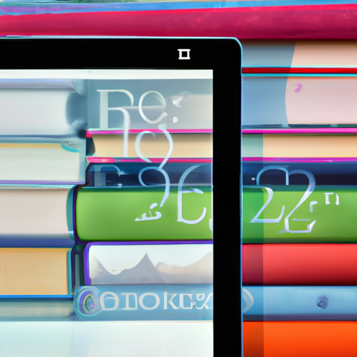 A frozen screen on an e-reader with several books and apps open in the background